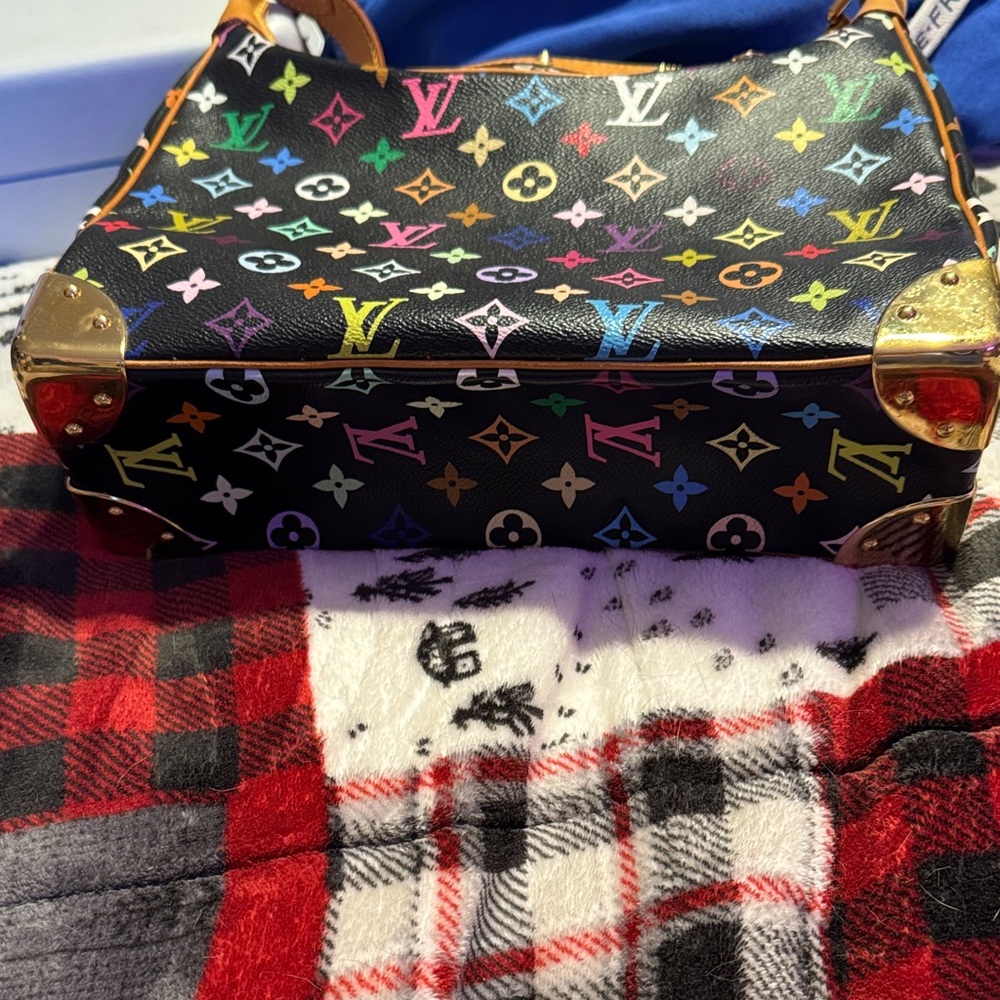 Louis Vuitton Black Multicolor Monogram Shoulder Bag - Picture 2 of 6